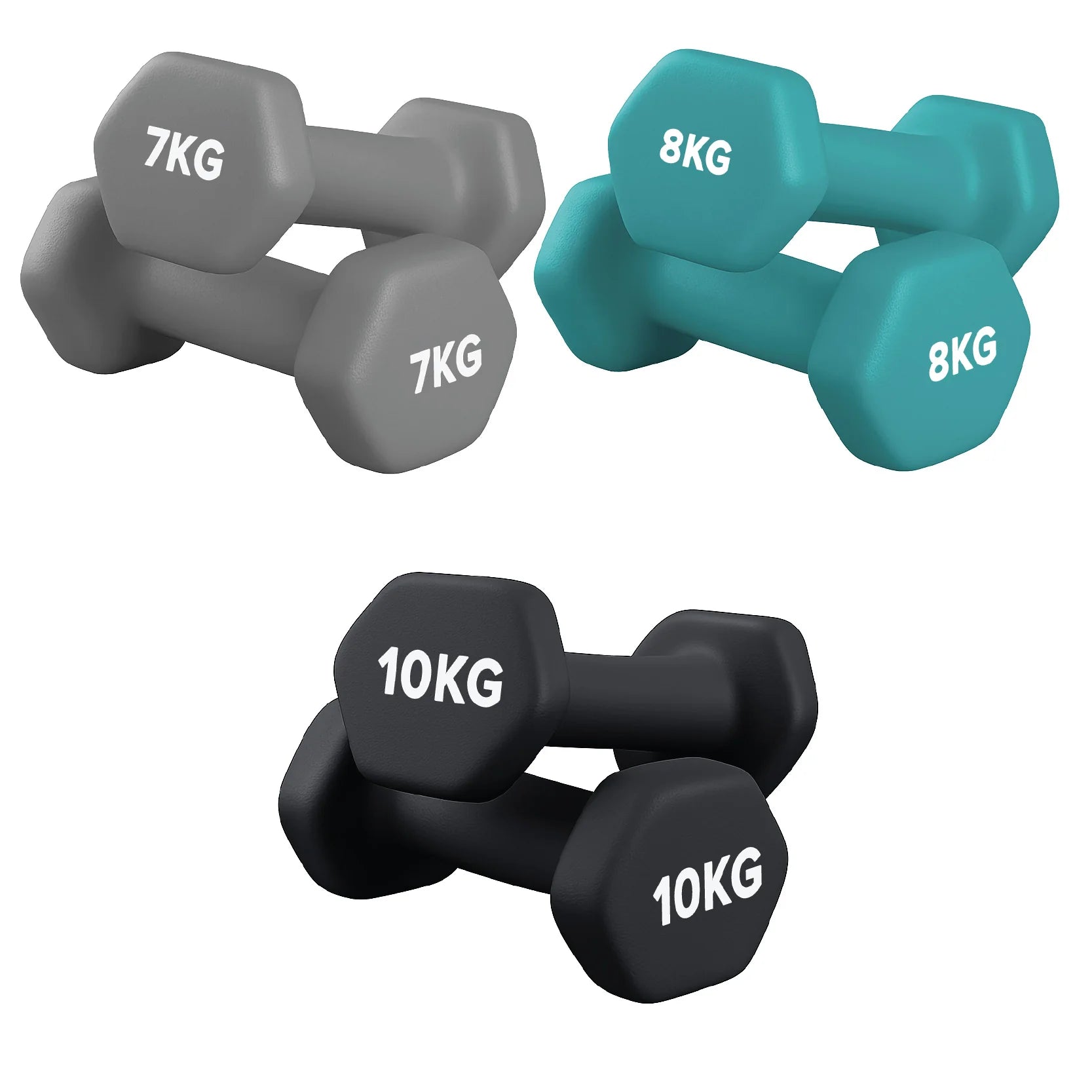 Neoprene Dumbbell Pairs