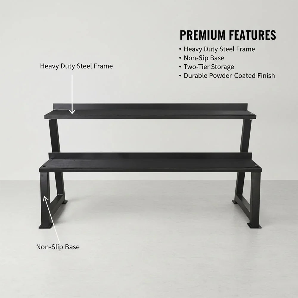 Black metal bench with highlighted features on a white background