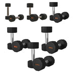 Round Dumbbells with white backround