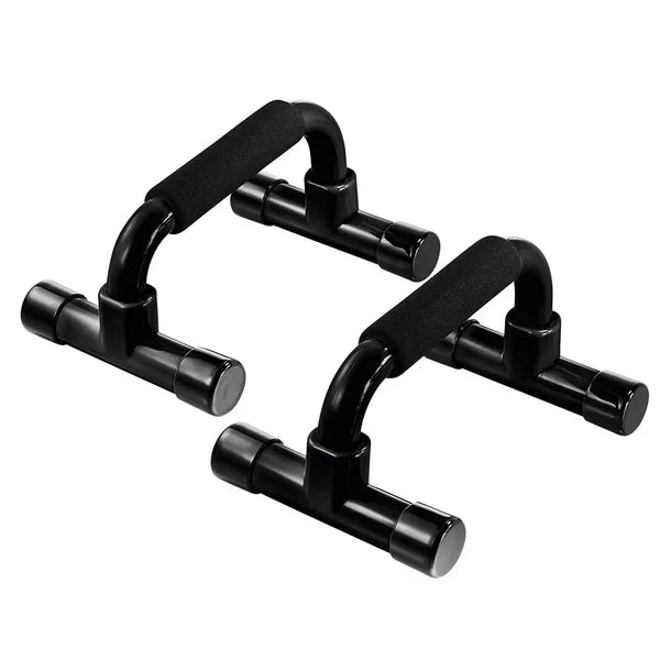 Black pull-up bar on a white background