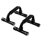 Black pull-up bar on a white background