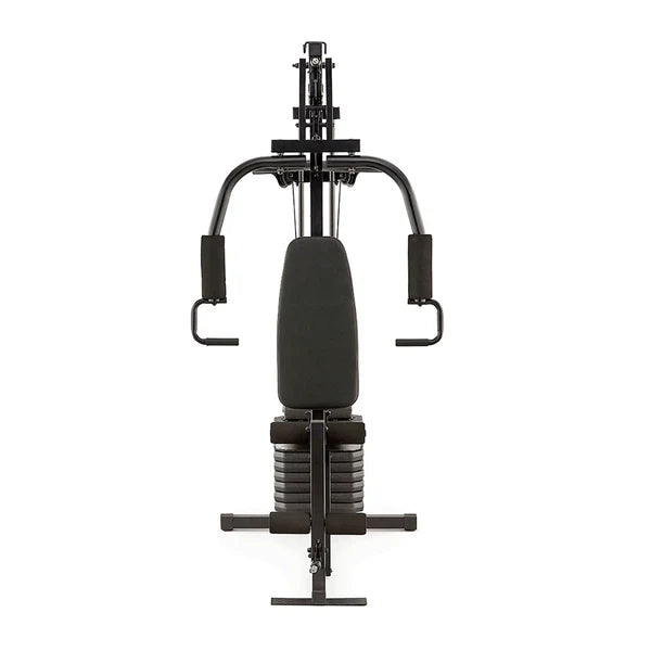 Black gym machine on a white background