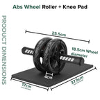 Abs Wheel Roller and Knee Pad