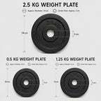 20kg Dumbbell & Barbell Set with Case