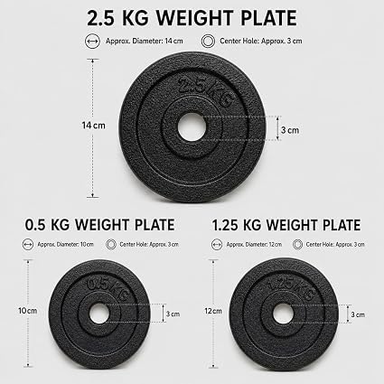 20kg Dumbbell & Barbell Set with Case