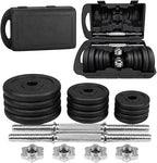 20kg Dumbbell & Barbell Set with Case