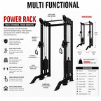 Commercial Multi Functional Power Rack